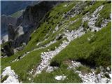 Planina Zajzera - Bivacco Suringar